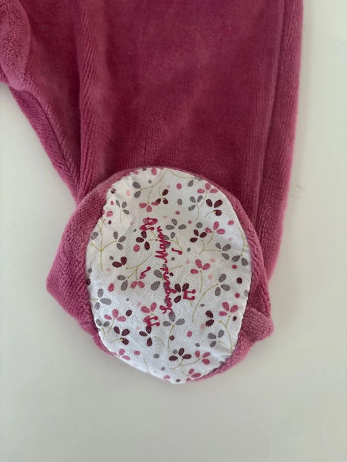 Pyjama velours fille - taille 3 mois - vertbaudet - photo numéro 4