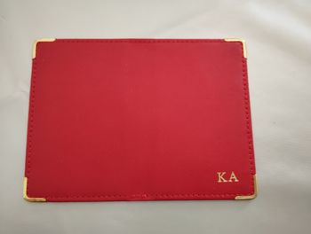 Porte carte en cuir