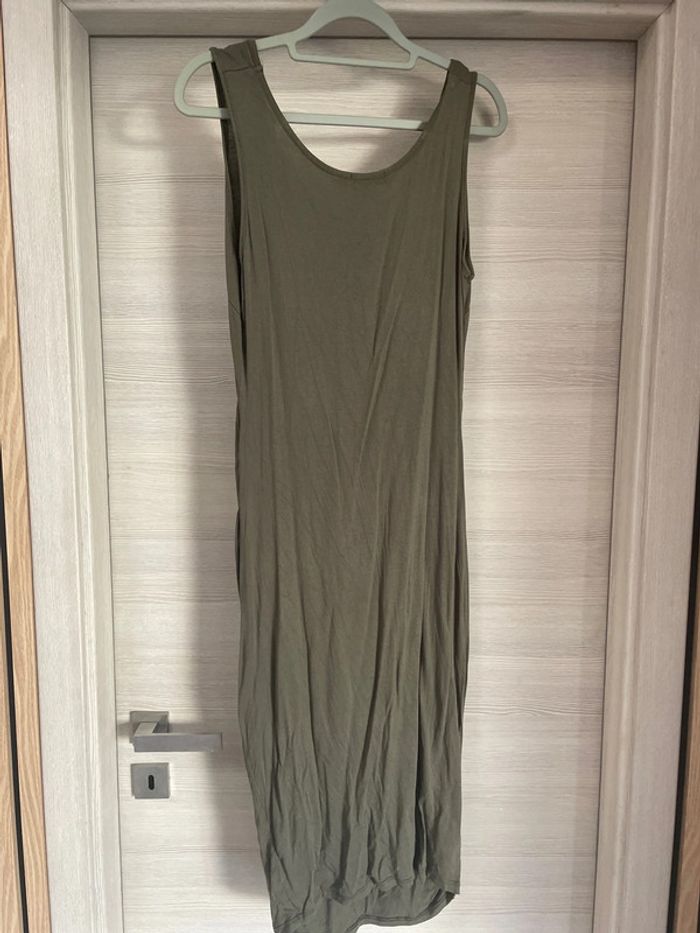 Robe de grossesse verte kaki - photo numéro 4