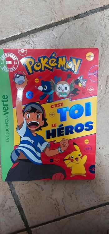 Livre pokemon c'est toi le héros