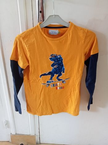 tee shirt manches longues garçons la fabrique des garçons 12 ans