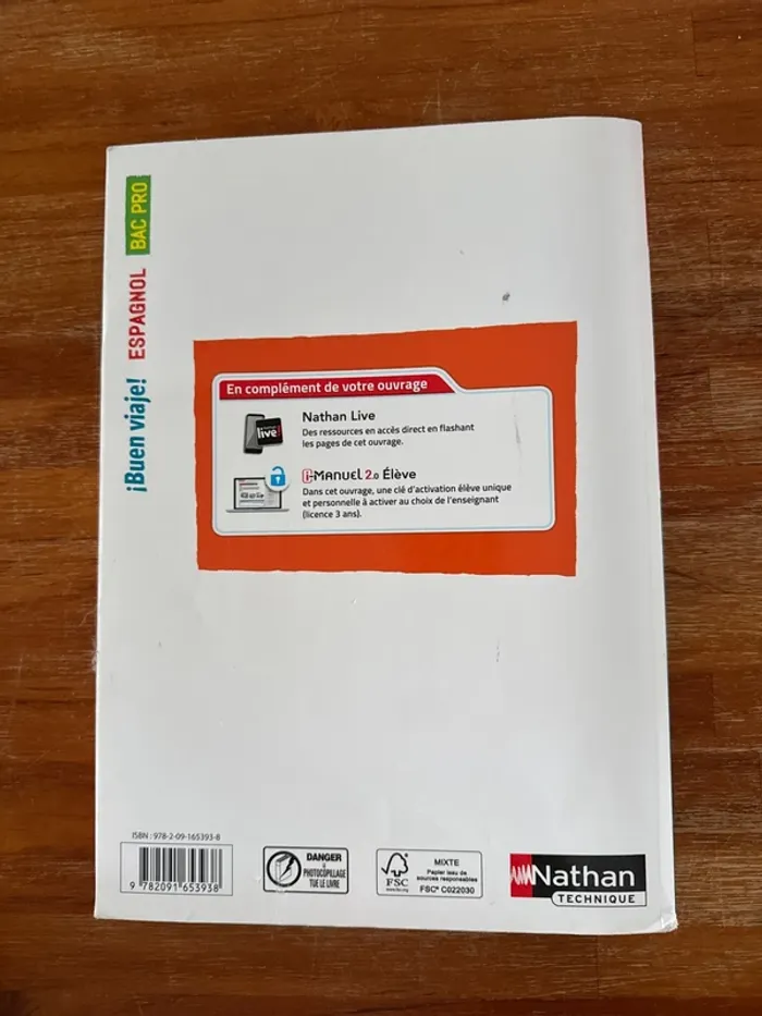 Livre bac, pro espagnol. i buen viaje! - photo numéro 3