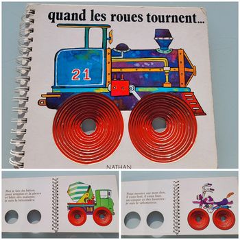 🚂 Quand les roues tournent 🏍 Éditions Nathan (62)