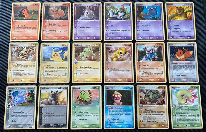 Lots carte Pokémon ancienne
