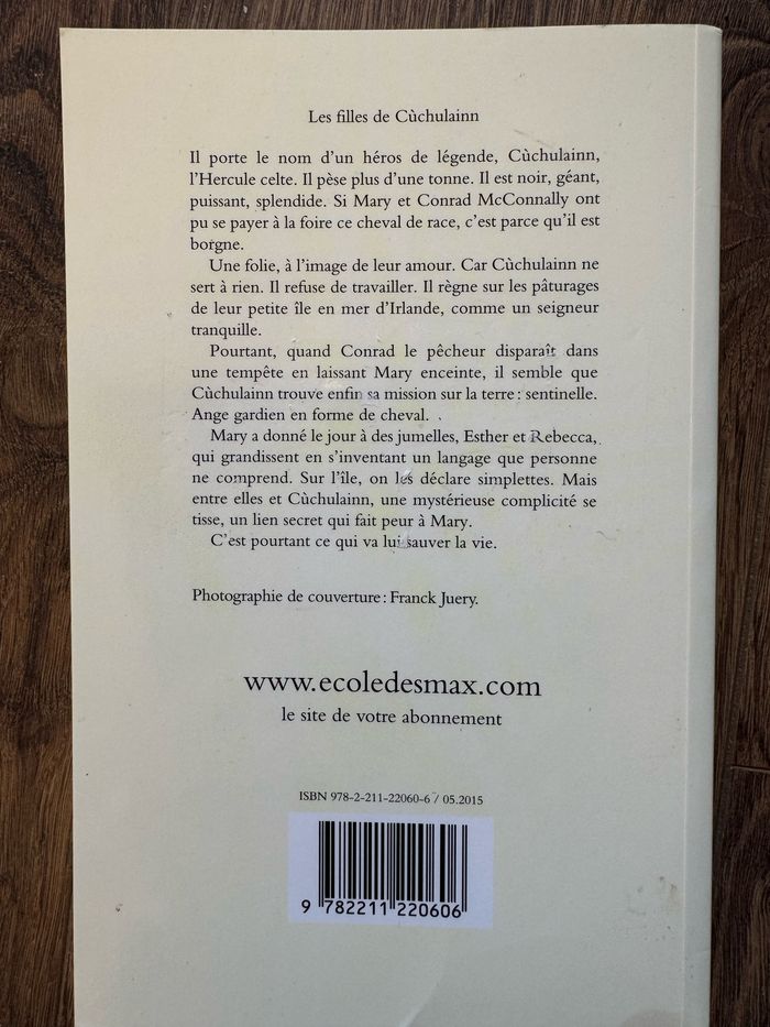 Livre Les filles de Cuchulainn de Jean-François Chabas - photo numéro 2