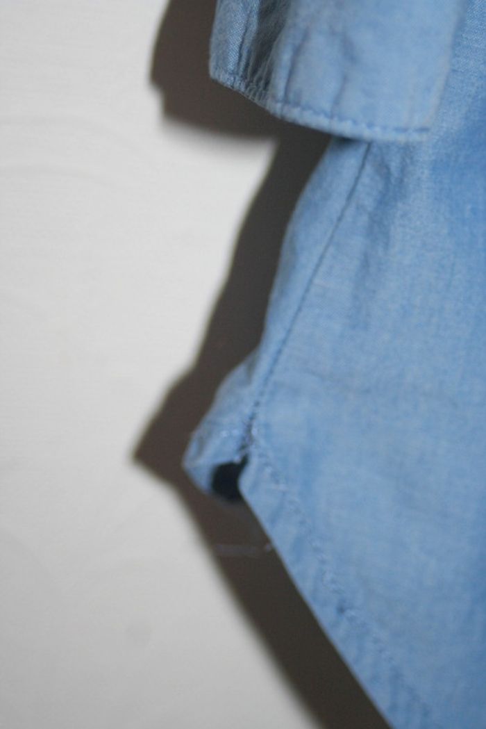 Robe chemise en jeans H&M 7/8 ans - photo numéro 5