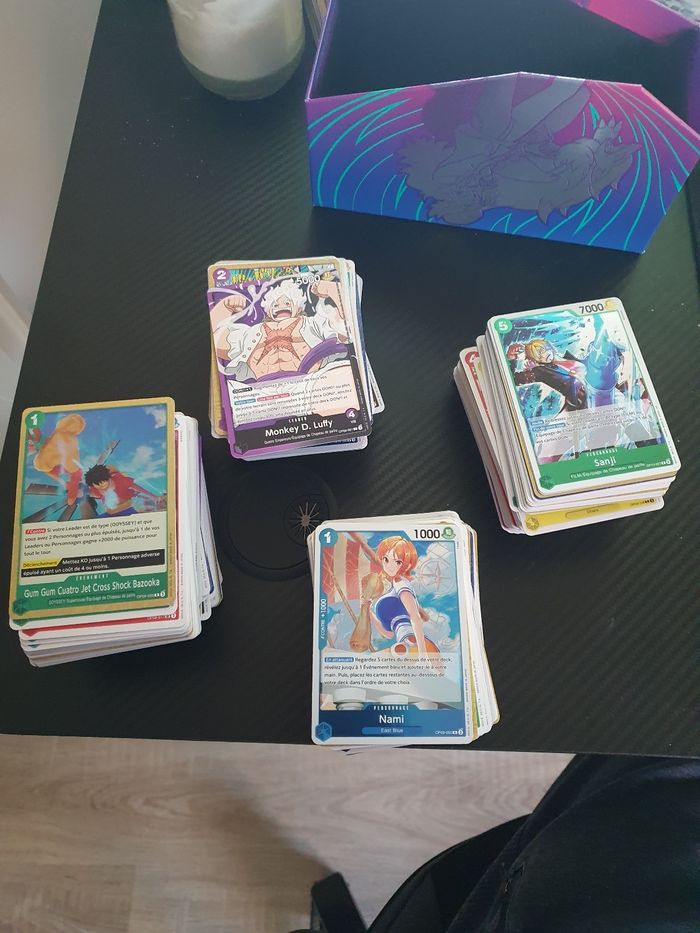 Lot 430 cartes one piece op09fr