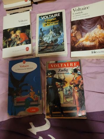 Livres de poche de Voltaire