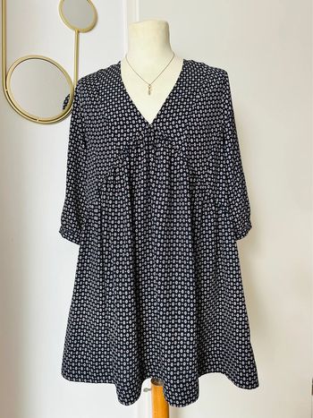 Jolie robe évasée manches mi longues Janis & John