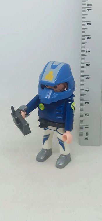Homme casque bleu playmobil