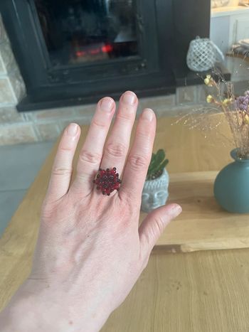 Bague ajustable perles