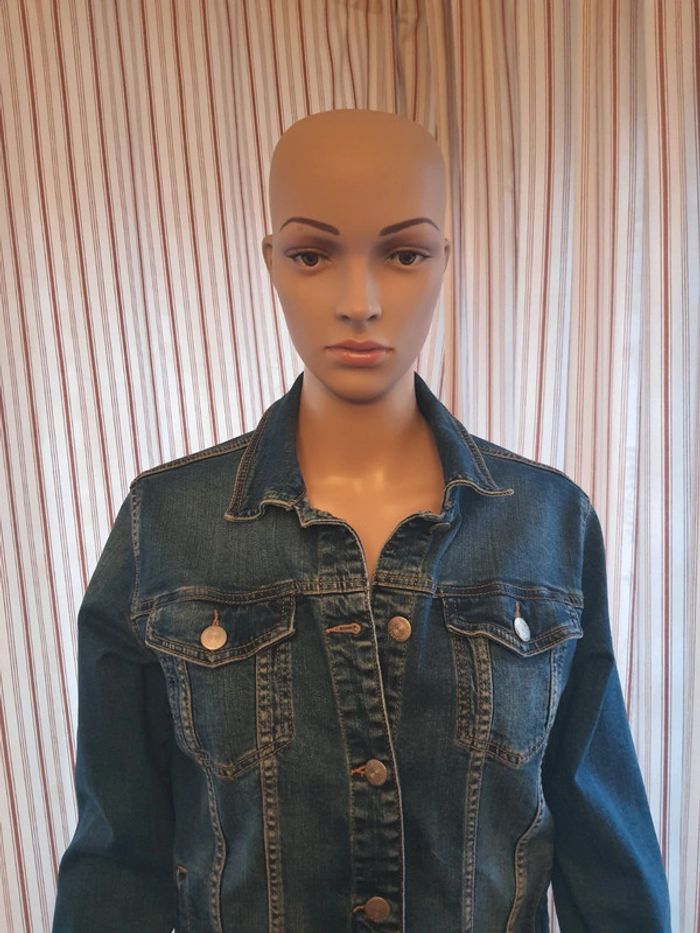 Belle Veste en Jean Groggy JBC taille S - photo numéro 2