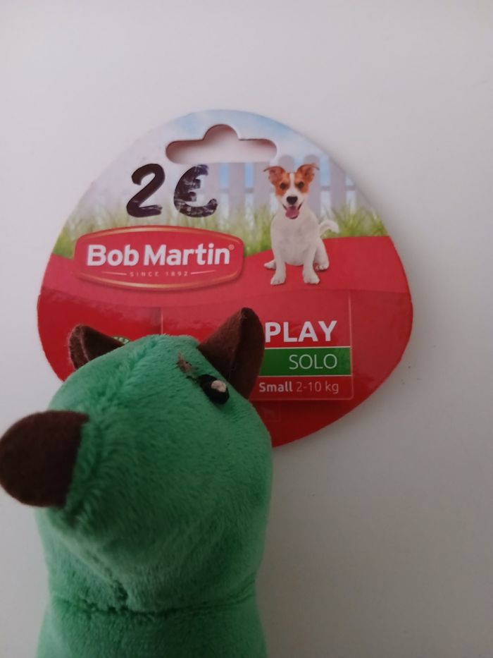 Lot de 4 jouets couineur pour chien Bob Martin - photo numéro 3