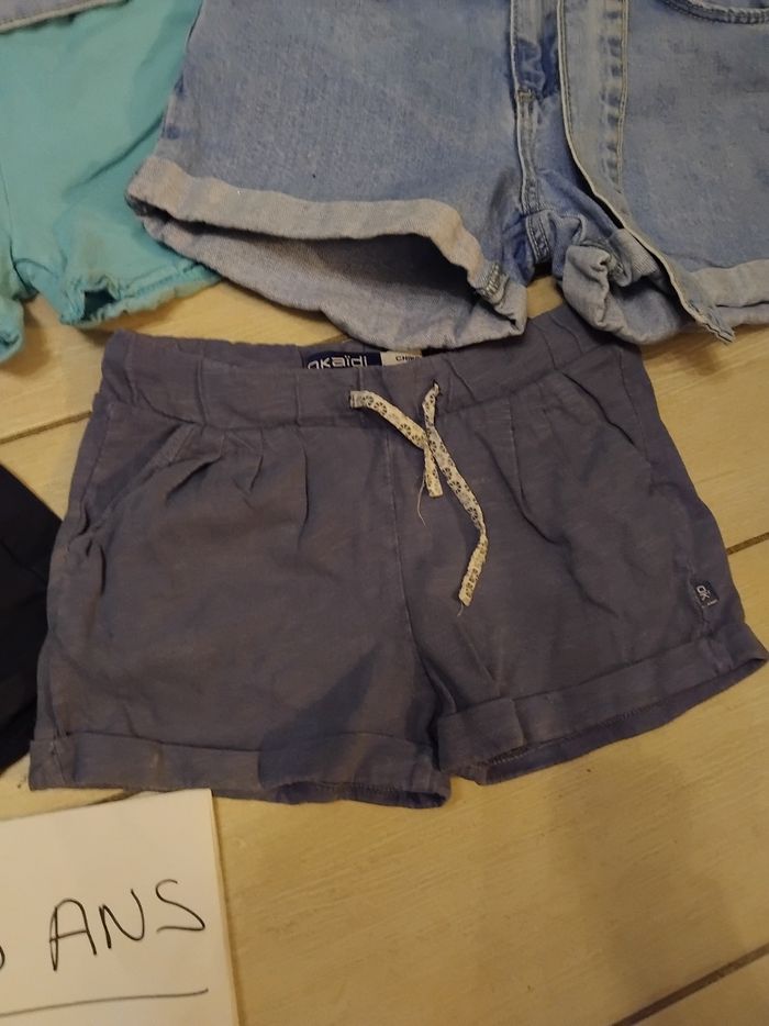 Lot de 5 shorts fille taille 8 ans - photo numéro 4