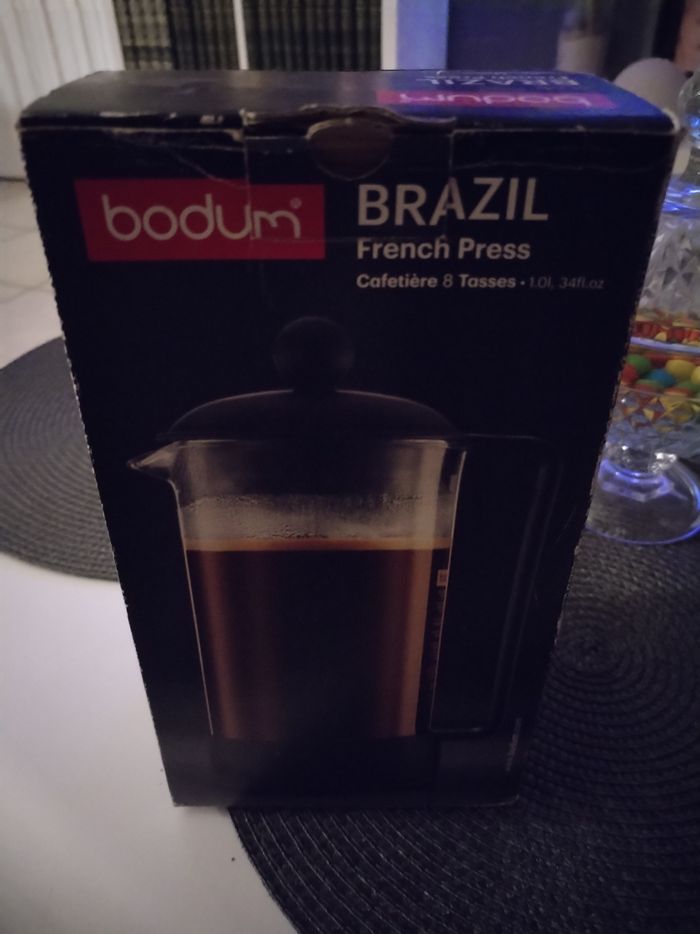 Cafetière à piston 8 tasses "Bodum Brazil" neuve - photo numéro 8