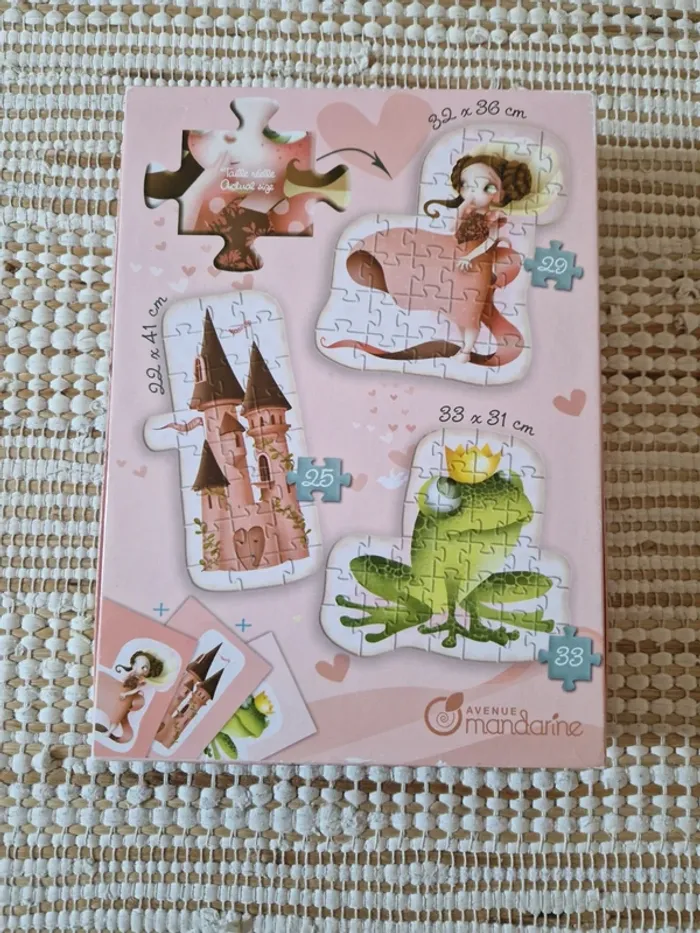 Boite 3 puzzles avenue mandarine - photo numéro 2