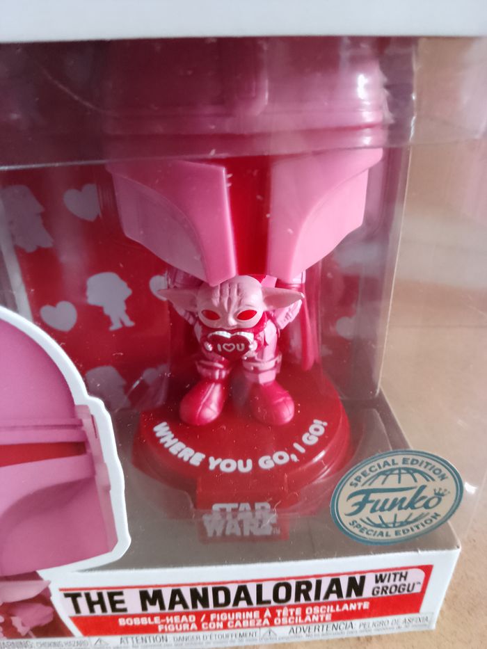 figurine neuve funko pop special edition star wars 498 the mandalorian with grogu - photo numéro 3