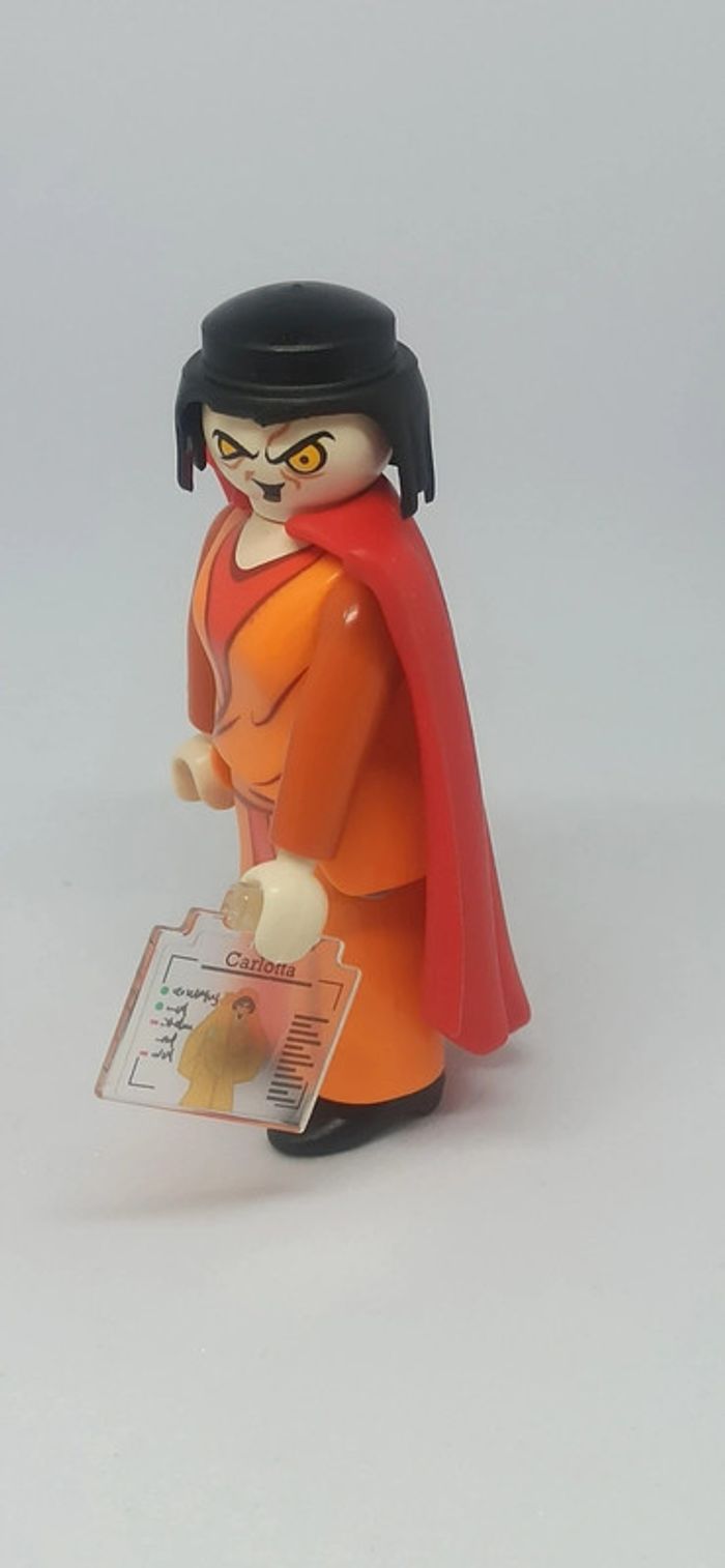 Une Femme sorcière orange avec 2 visages playmobil - photo numéro 5
