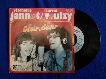 Disque 45 tours Véronique Jannot Laurent Voulzy