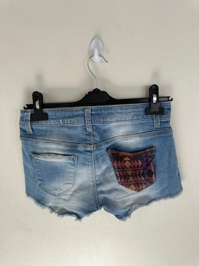 Short en jean bleu - Forever 21 - photo numéro 2