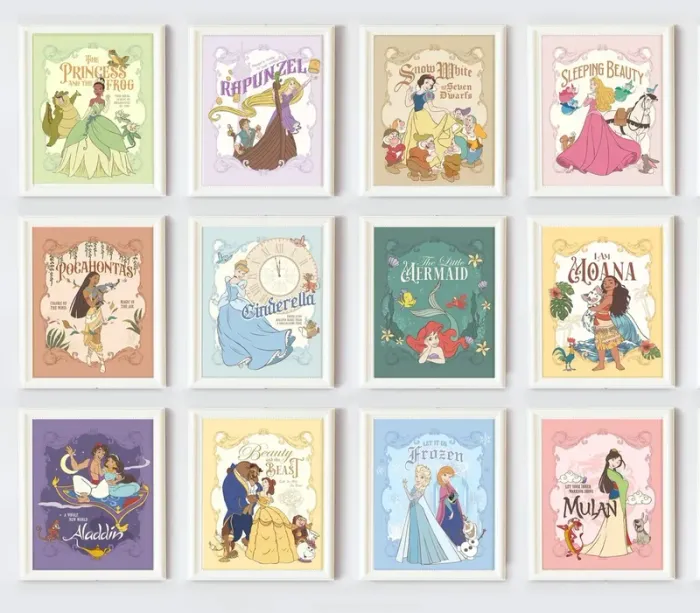 Affiches “Contes Disney” pour chambre enfant - photo numéro 3