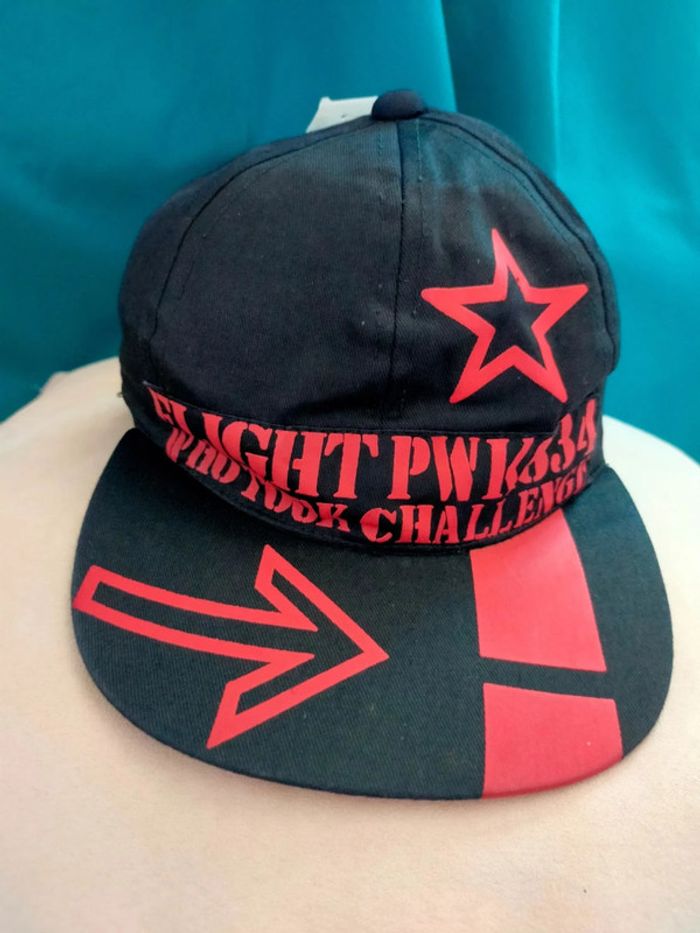 Casquette noire Flight – Taille 45 cm – Neuve avec étiquette - photo numéro 6
