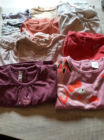 Lot t-shirt manche longue