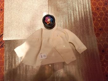 Très joli gilet crème tout doux