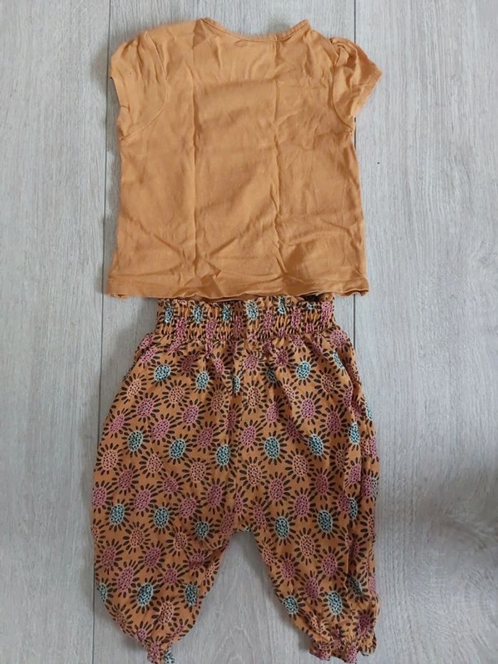 Ensemble teeshirt et pantalon 6 mois - photo numéro 4