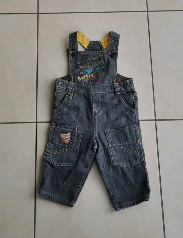 Salopette en jeans la compagnie des petits, 12 mois