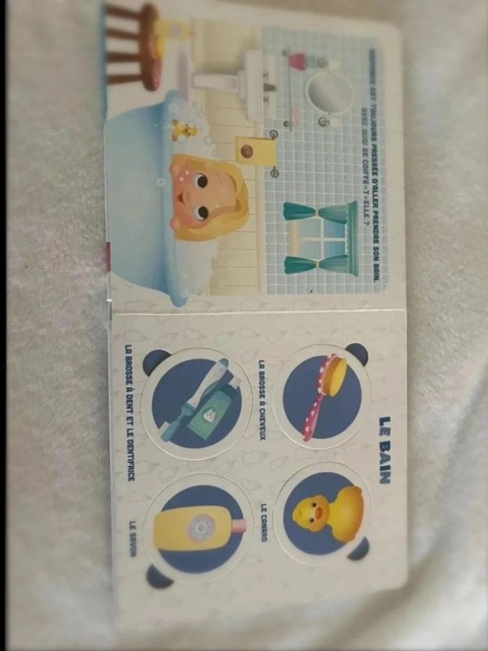 Livre “Mon Imagier Puzzle - La Journée de Bébé” (Comme Neuf) - photo numéro 5