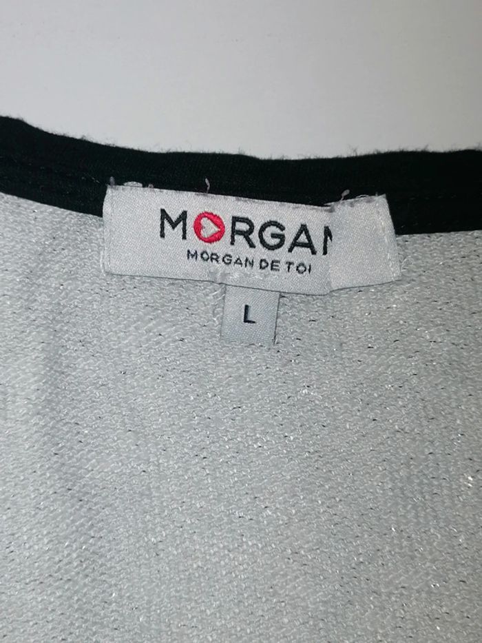 Tee-shirt Morgan L noir et gris - photo numéro 5