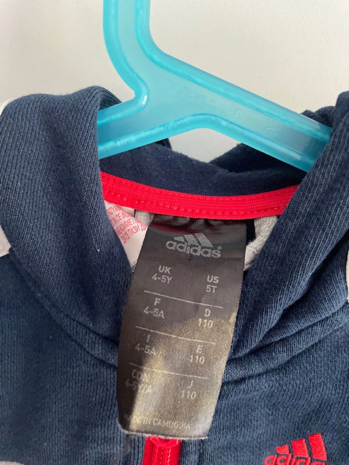 Gilet 4/5ans adidas - photo numéro 3