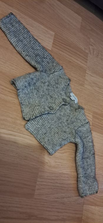 Gilet cache coeur 0-3 mois