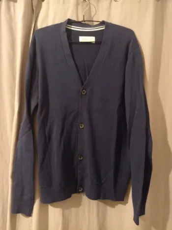 Gilet bleu marine homme