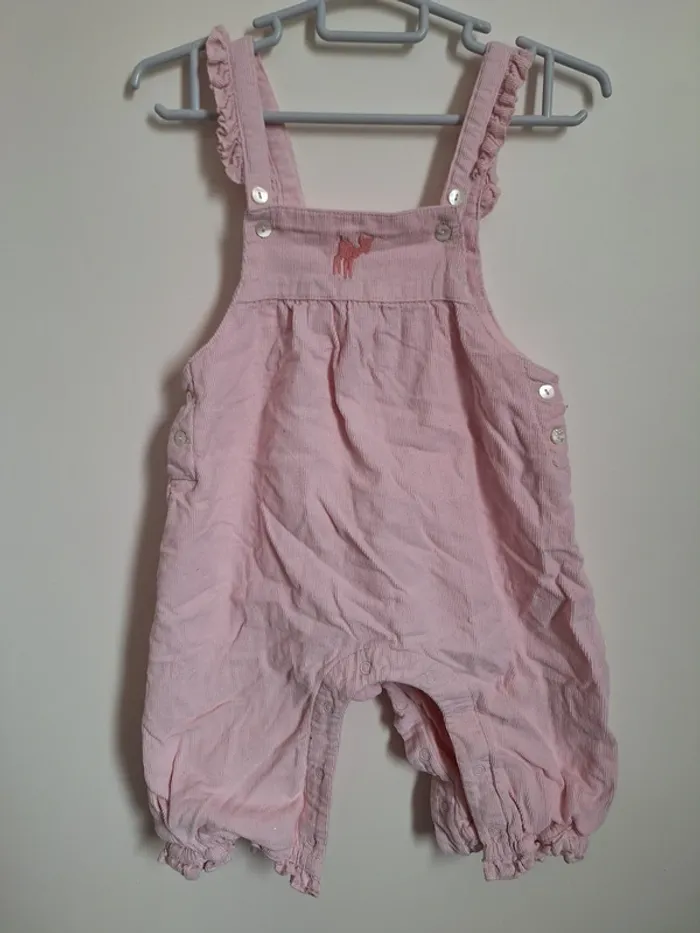 Salopette short - Grain de blé - 9mois - 71cm