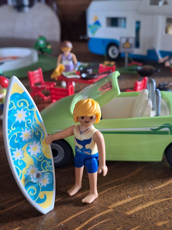 Playmobil camping car 70088 + piscine 9422 - photo numéro 9