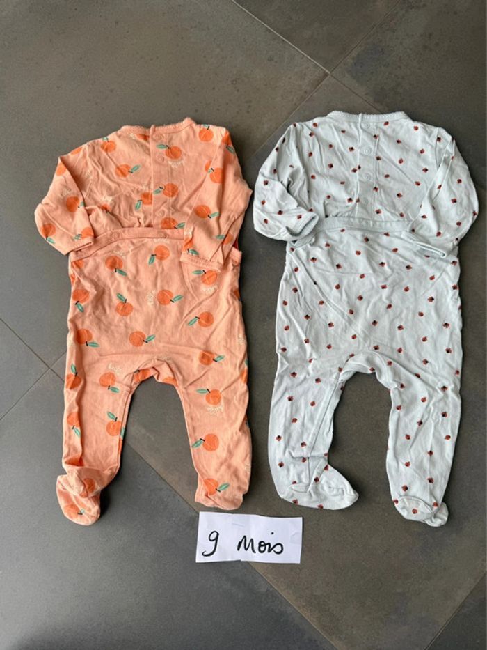 Lot 2 pyjama 9 mois - photo numéro 4