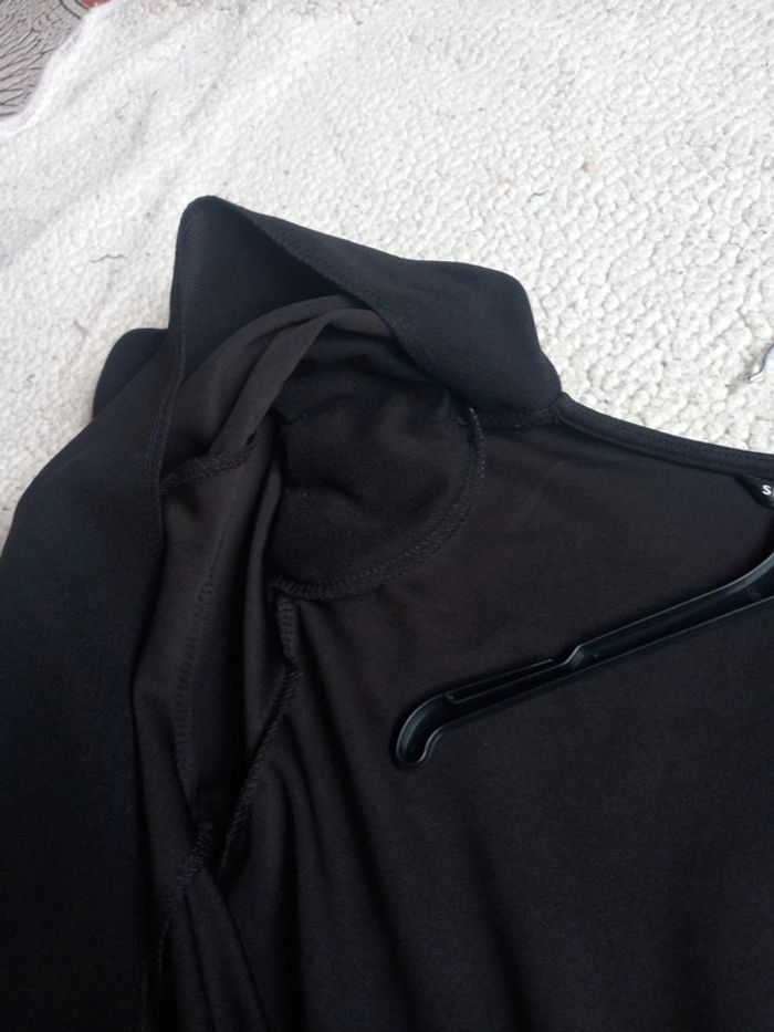 Veste/blazer noir avec épaulettes - photo numéro 4