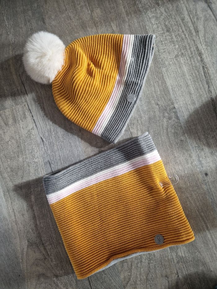 Ensemble col + bonnet