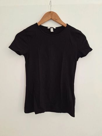 T shirt noir uni H&M XS