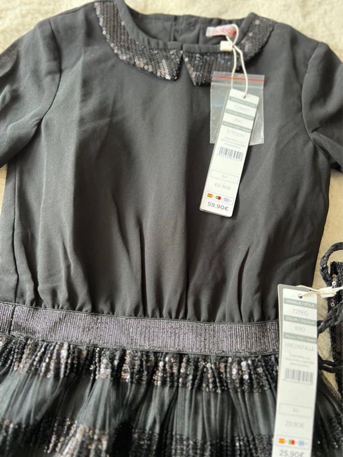 Robe de fête fille 5 ans magnifique avec sacoche - photo numéro 2