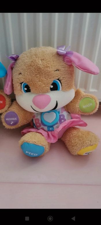 Peluche interactive puppy sister