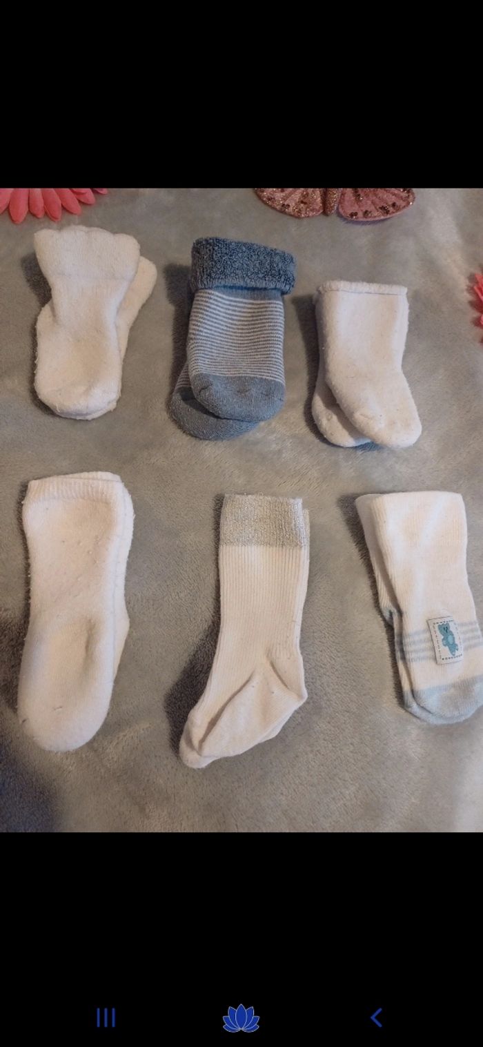 Lot de 6 paires de chaussettes naissance - photo numéro 3