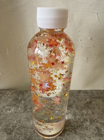 Bouteille sensorielle thème automne 