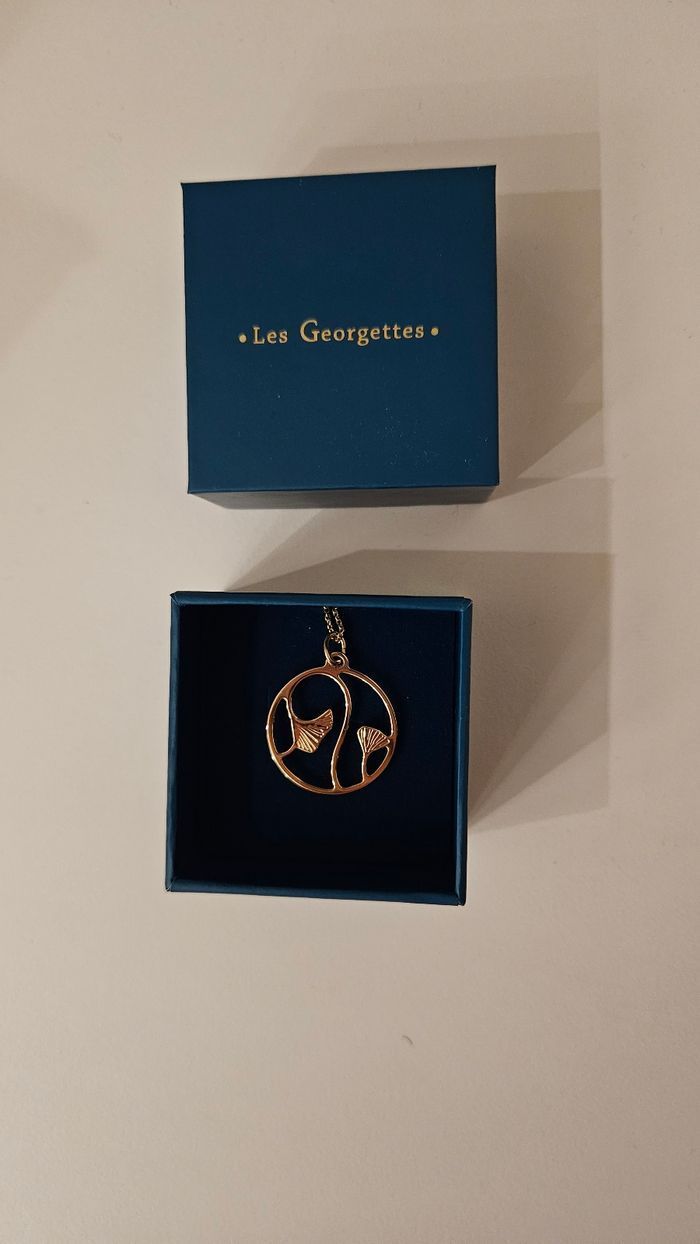 Collier et pendentif Ginkgo les Georgettes