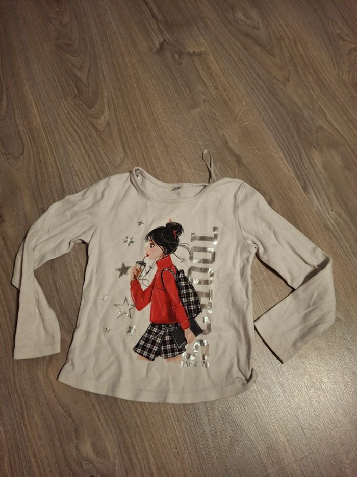 Haut 6 ans manche longue fille