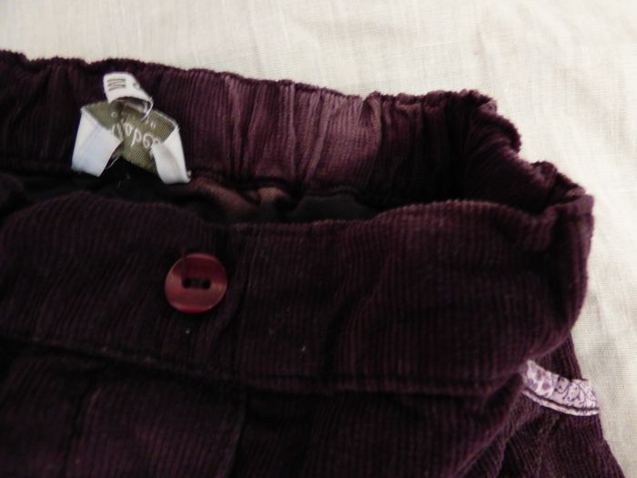 PANTALON VELOURS BEBE FILLE - photo numéro 3