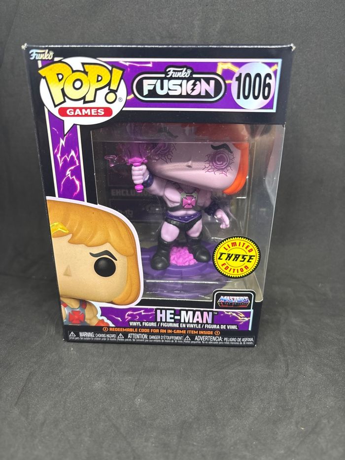 Funko pop fusion 1006 chase he-man