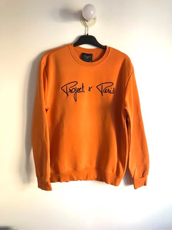 Sweat orange homme Project x Paris taille M
